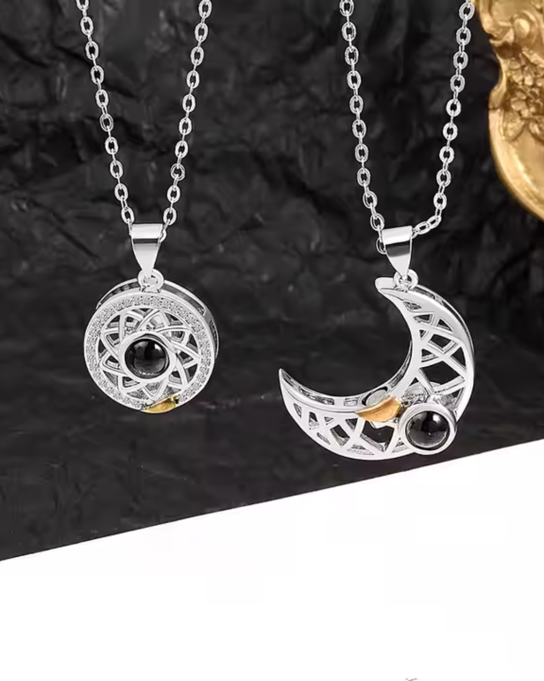 Collar Sol y Luna – Conexión Cósmica