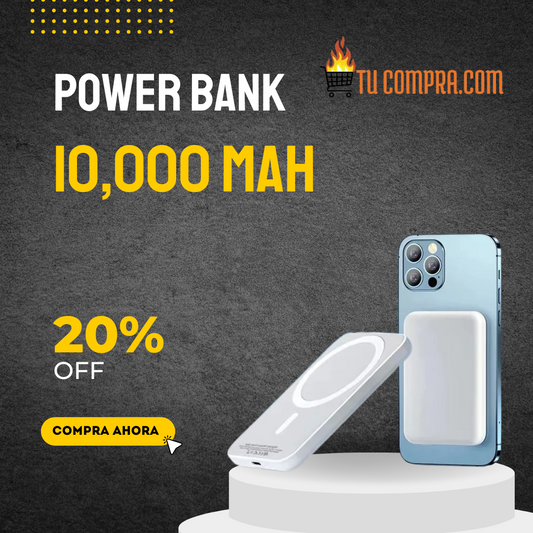 ⚡ Power Bank Magsafe 10,000 mAh – Carga rápida, sin cables, sin límites